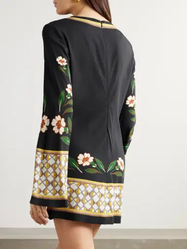 La DoubleJ Icon Supremes Printed Crepe Mini Dress | Thumbnail 3 La DoubleJ Icon Supremes Printed Crepe Mini Dress | Thumbnail 3