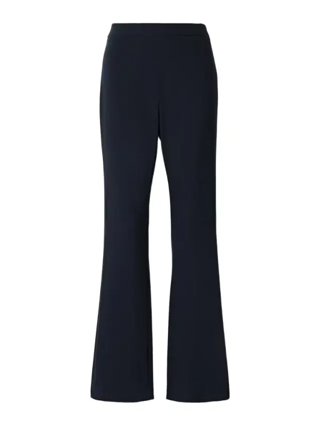 Jem Wool-blend Crepe Flared Pants