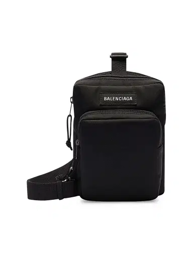 Balenciaga Men's Explorer Crossbody Messenger Bag - Black | Thumbnail 1 Balenciaga Men's Explorer Crossbody Messenger Bag - Black | Thumbnail 1