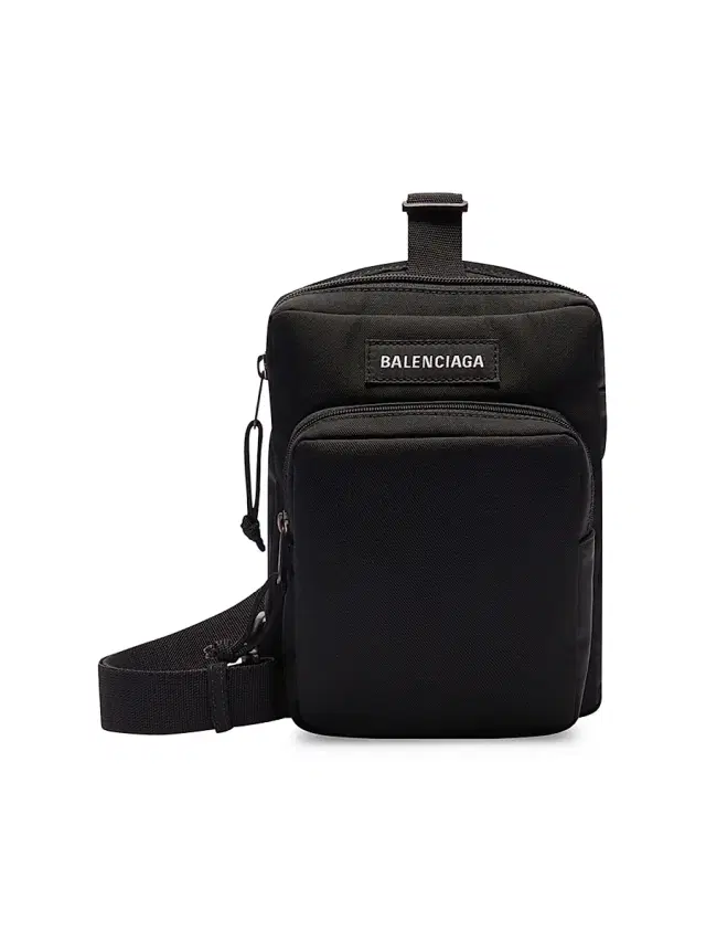 Men's Explorer Crossbody Messenger Bag - Black Men's Explorer Crossbody Messenger Bag - Black