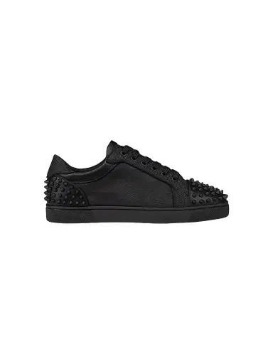 Christian Louboutin Men's Seavaste 2 Sneakers - Black - Size 17 | Thumbnail 1
