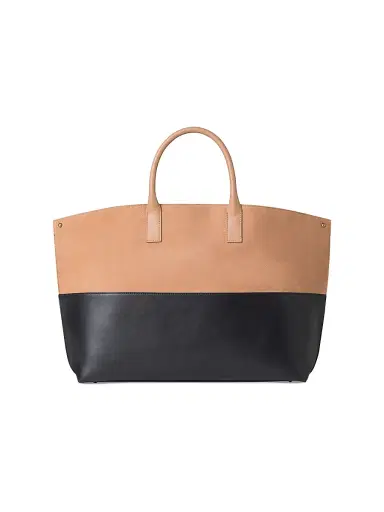 Akris Women's Ai Convertible Leather Shoulder Bag - Camel Black | Thumbnail 3