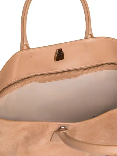 Akris Women's Ai Convertible Leather Shoulder Bag - Camel Black | Thumbnail 4