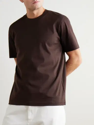 MR P. Mercerised Cotton-Jersey T-Shirt - Men | Thumbnail 3