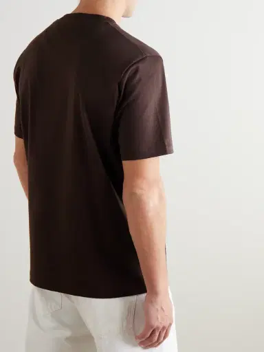 MR P. Mercerised Cotton-Jersey T-Shirt - Men | Thumbnail 4