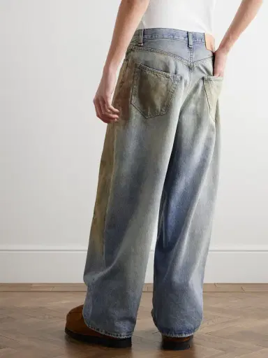 Acne Studios Straight-Leg Distressed Jeans - Men | Thumbnail 3