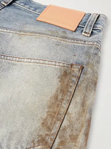 Acne Studios Straight-Leg Distressed Jeans - Men | Thumbnail 4