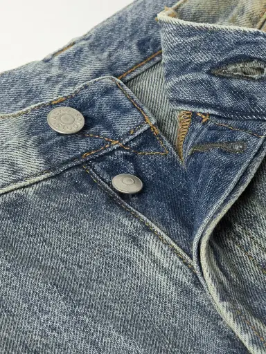 Acne Studios Straight-Leg Distressed Jeans - Men | Thumbnail 5