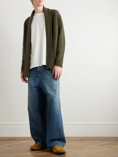 The Elder Statesman Shawl-Collar Cashmere Cardigan - Men | Thumbnail 2 The Elder Statesman Shawl-Collar Cashmere Cardigan - Men | Thumbnail 2