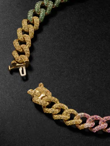 SHAY 18-Karat Gold Multi-Stone Bracelet - Men | Thumbnail 3 SHAY 18-Karat Gold Multi-Stone Bracelet - Men | Thumbnail 3