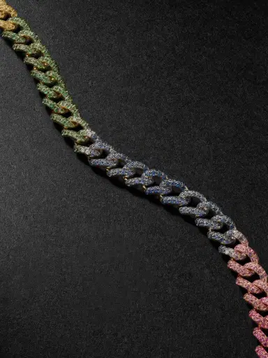 SHAY 18-Karat Gold Multi-Stone Bracelet - Men | Thumbnail 4 SHAY 18-Karat Gold Multi-Stone Bracelet - Men | Thumbnail 4