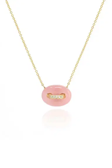 Jenna Blake Lapis Diamond Mini Mariner Link Pendant Necklace | Thumbnail 6