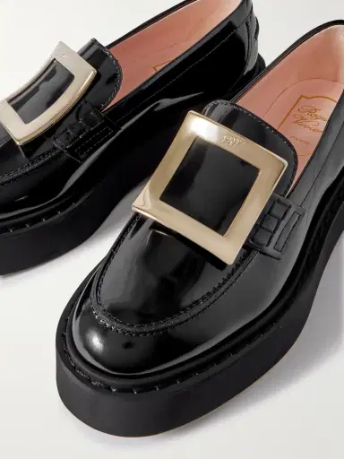Roger Vivier Viv Rangers Patent-leather Loafers | Thumbnail 4