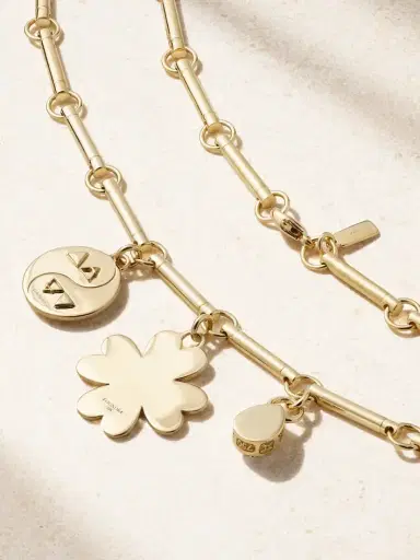 Foundrae True Love & Balance 18-karat Gold Diamond Necklace | Thumbnail 3 Foundrae True Love & Balance 18-karat Gold Diamond Necklace | Thumbnail 3