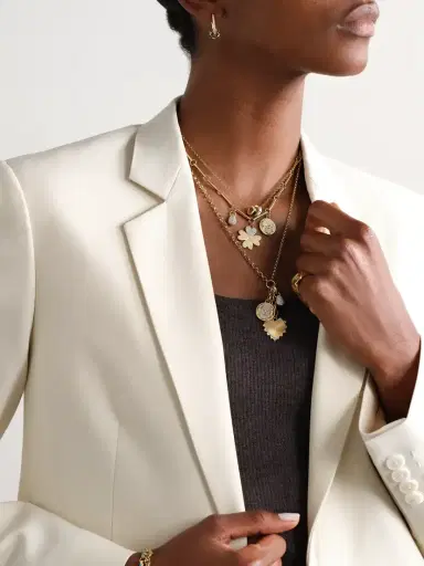 Foundrae True Love & Balance 18-karat Gold Diamond Necklace | Thumbnail 5 Foundrae True Love & Balance 18-karat Gold Diamond Necklace | Thumbnail 5