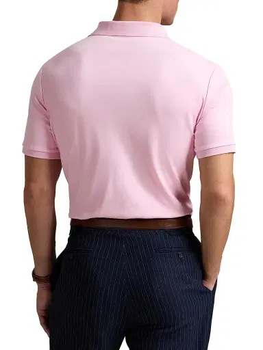 Polo Ralph Lauren Men's Classic-Fit Soft Cotton Polo Shirt - Carmel Pink | Thumbnail 4