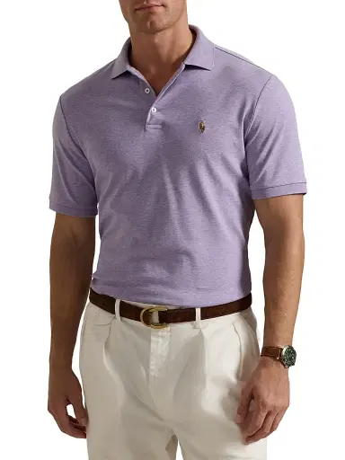 Polo Ralph Lauren Men's Classic-Fit Soft Cotton Polo Shirt - Carmel Pink | Thumbnail 9