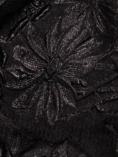 As It May Women's Severine Jacquard Strapless Gown - Black | Thumbnail 7