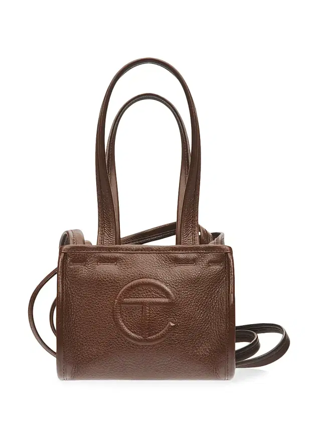 Men's Pebble Leather Carry Bag - Chocolate Men's Pebble Leather Carry Bag - Chocolate