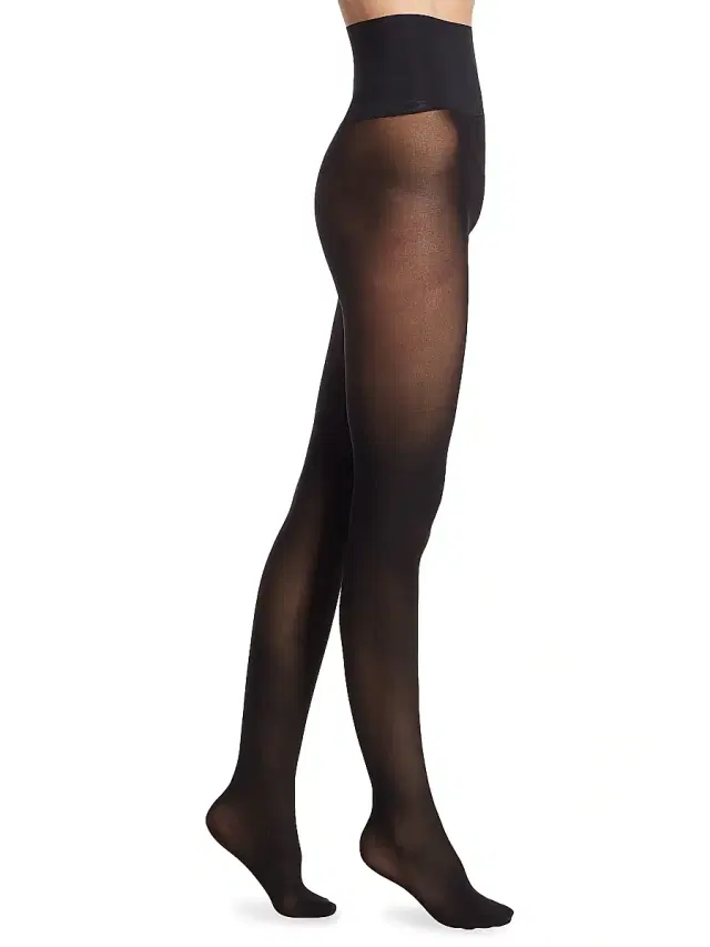 Women's Semi Opaque Tights - Black