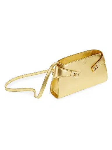 Ferragamo Women's Hug Metallic Leather Crossbody Bag | Thumbnail 5 Ferragamo Women's Hug Metallic Leather Crossbody Bag | Thumbnail 5