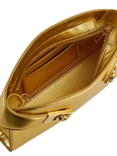 Ferragamo Women's Hug Metallic Leather Crossbody Bag | Thumbnail 6 Ferragamo Women's Hug Metallic Leather Crossbody Bag | Thumbnail 6