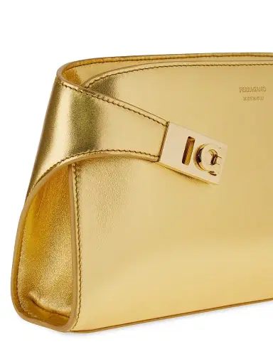 Ferragamo Women's Hug Metallic Leather Crossbody Bag | Thumbnail 7 Ferragamo Women's Hug Metallic Leather Crossbody Bag | Thumbnail 7