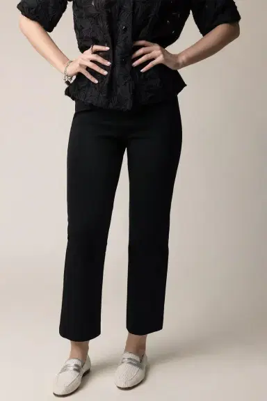 ODEEH Crop Pant - Jet Black | Thumbnail 3