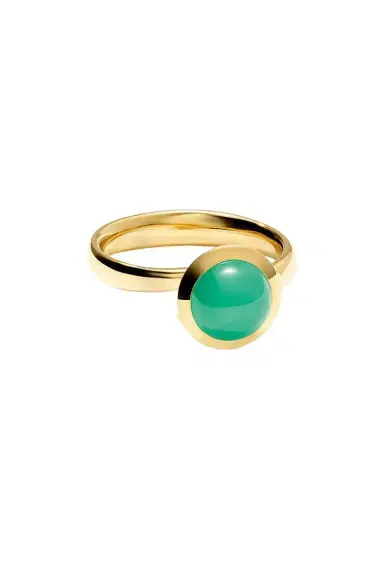 TAMARA COMOLLI Small Chrysoprase Bouton Ring | Thumbnail 1 TAMARA COMOLLI Small Chrysoprase Bouton Ring | Thumbnail 1