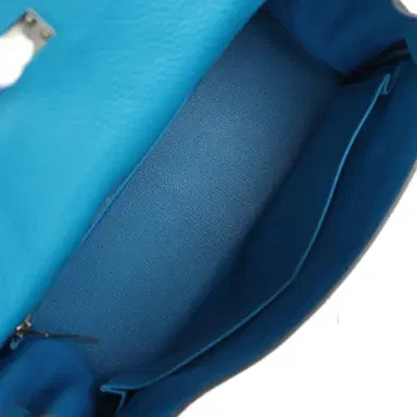 HERMÈS Hermes Kelly Retourne 32 Cobalt Clemence Palladium Hardware | Thumbnail 8