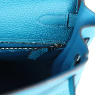 HERMÈS Hermes Kelly Retourne 32 Cobalt Clemence Palladium Hardware | Thumbnail 9