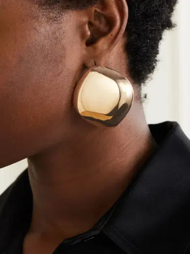 Jennifer Fisher Puffy Cushion Gold-plated Earrings | Thumbnail 2 Jennifer Fisher Puffy Cushion Gold-plated Earrings | Thumbnail 2