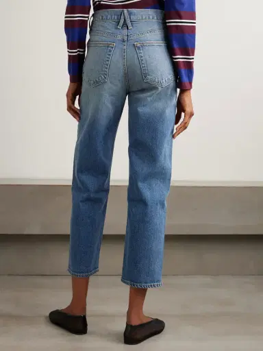 SLVRLAKE London Crop High-rise Straight-leg Jeans | Thumbnail 4