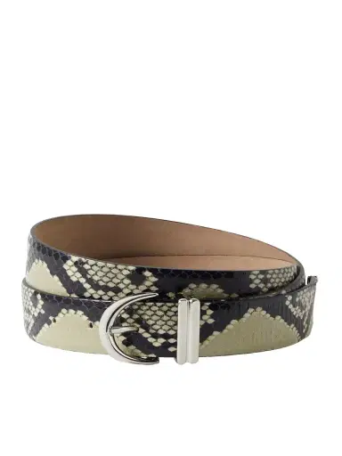 Khaite Snake-effect Leather Belt | Thumbnail 1