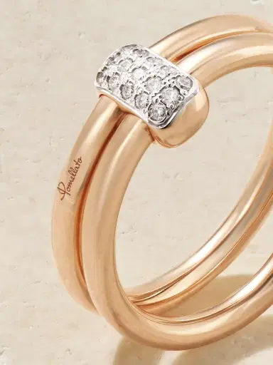 Pomellato Together 18-karat Rose Gold, Rhodium-plated And Diamond Ring | Thumbnail 4 Pomellato Together 18-karat Rose Gold, Rhodium-plated And Diamond Ring | Thumbnail 4
