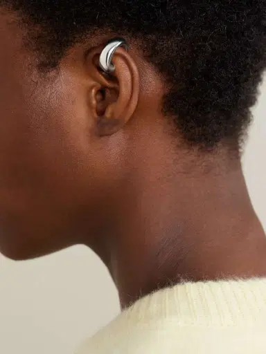 Jennifer Fisher Samira Micro Silver-plated Ear Cuff | Thumbnail 2 Jennifer Fisher Samira Micro Silver-plated Ear Cuff | Thumbnail 2
