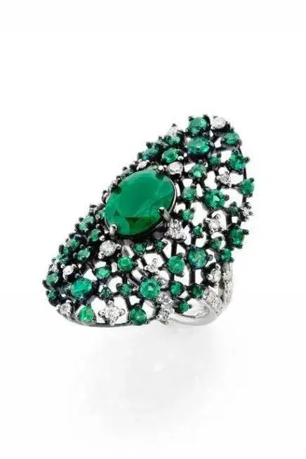 Oval Shield Ring