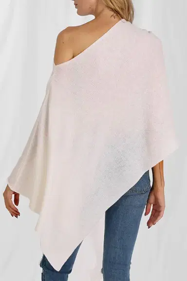 MINNIE ROSE Ruana Poncho | Thumbnail 3 MINNIE ROSE Ruana Poncho | Thumbnail 3
