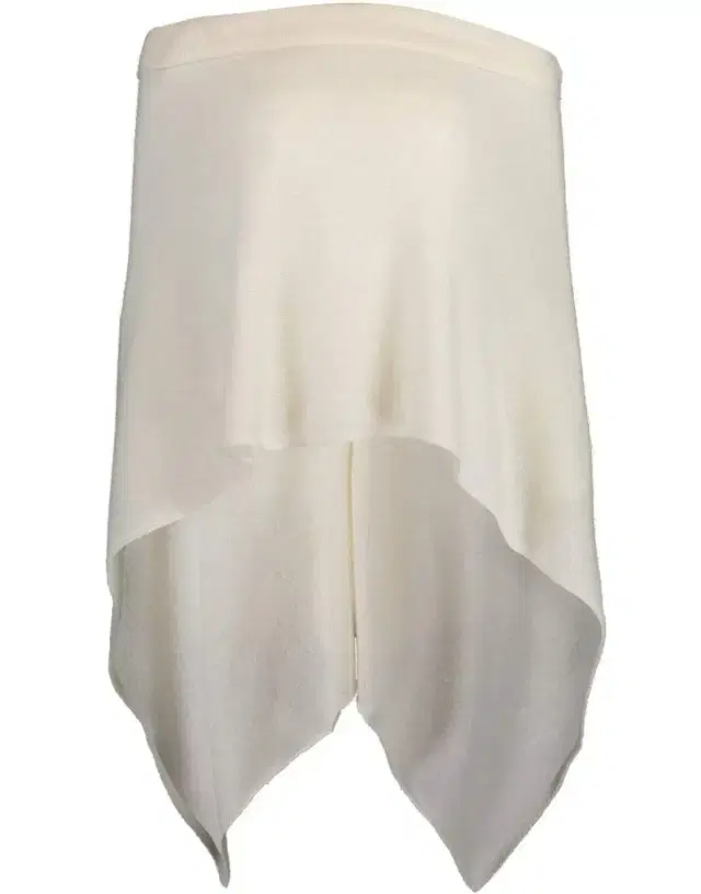 MINNIE ROSE Ruana Poncho - White