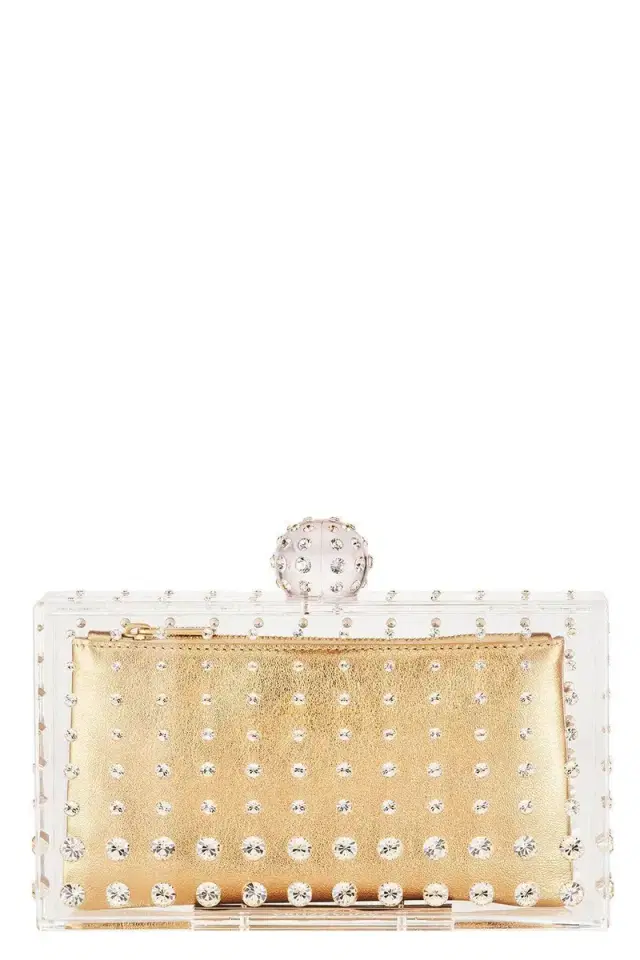 Aquazzura Tequila Clutch - Transparent