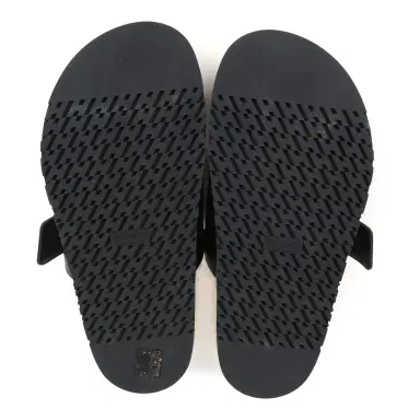 HERMÈS Hermes Chypre Techno Sandals Black and Ecru Shearling Palladium Hardware EU | Thumbnail 9