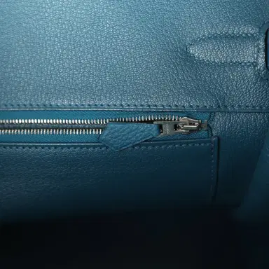 HERMÈS Pre-owned Hermes Birkin 35 Cobalt Togo Palladium Hardware | Thumbnail 9 HERMÈS Pre-owned Hermes Birkin 35 Cobalt Togo Palladium Hardware | Thumbnail 9