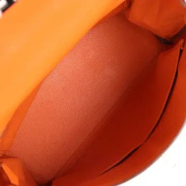 HERMÈS Pre-owned Hermes Kelly Retourne 32 Orange Togo Palladium Hardware | Thumbnail 8 HERMÈS Pre-owned Hermes Kelly Retourne 32 Orange Togo Palladium Hardware | Thumbnail 8