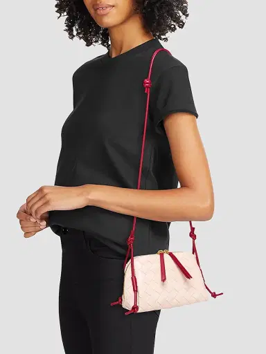 Bottega Veneta Women's Concert Intrecciato Leather Pouch | Thumbnail 2