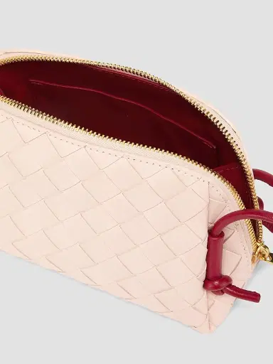 Bottega Veneta Women's Concert Intrecciato Leather Pouch | Thumbnail 4