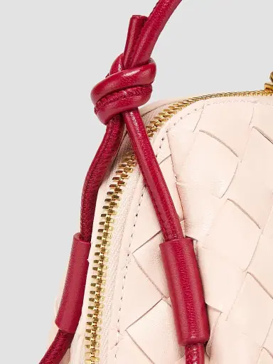 Bottega Veneta Women's Concert Intrecciato Leather Pouch | Thumbnail 6