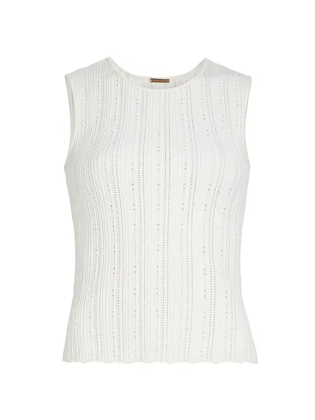 Adam Lippes Women's Pointelle Jacquard Top -