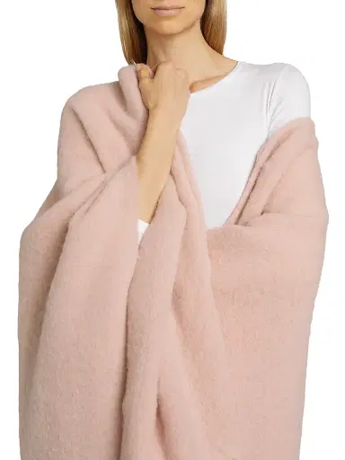 Saks Fifth Avenue Women's Camden Alpaca-Blend Poncho - Pink Mauve | Thumbnail 6 Saks Fifth Avenue Women's Camden Alpaca-Blend Poncho - Pink Mauve | Thumbnail 6