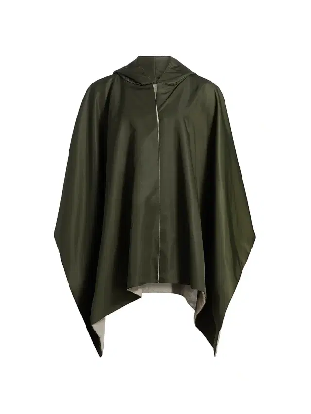 Saks Fifth Avenue Women's Hooded Wool-Lined Cape - Olive