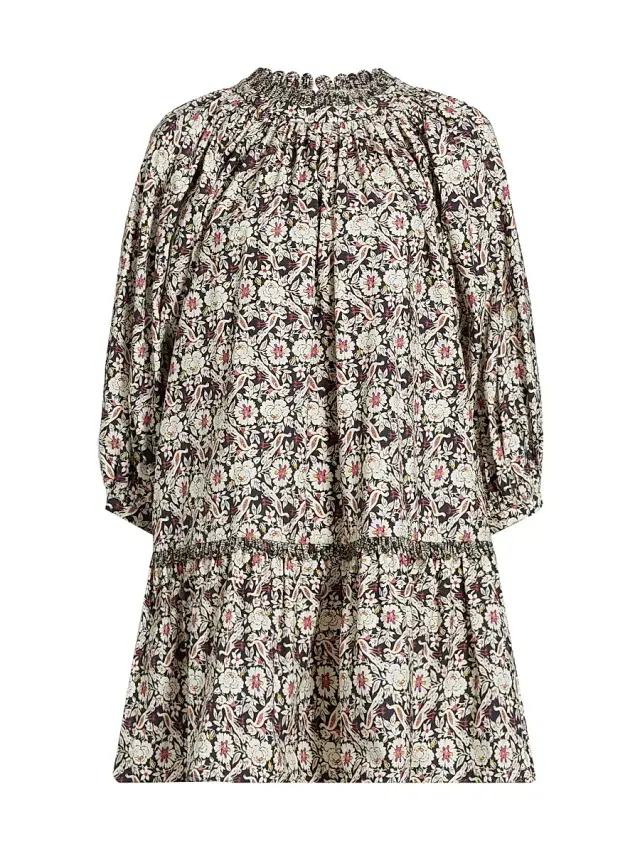 Rhode Women's Angelica Cotton Printed Minidress
